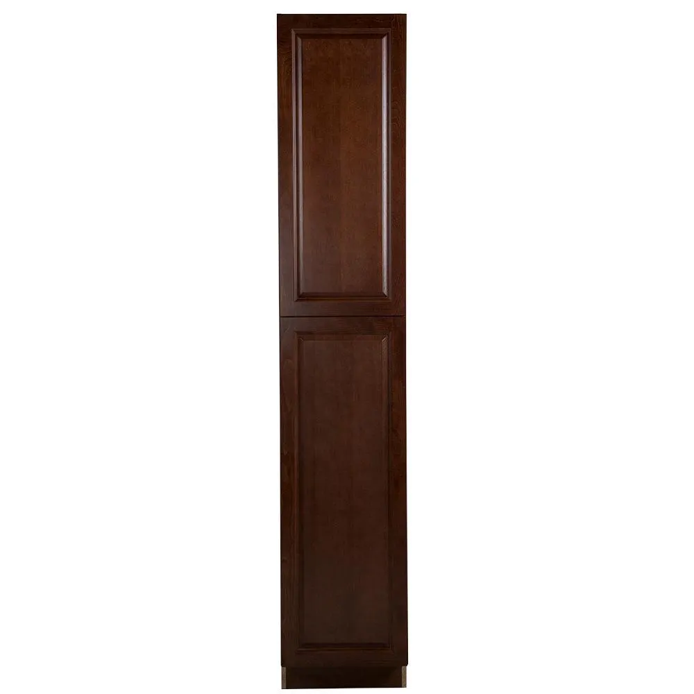 Benton Assembled 18x84x24 in. Pantry Cabinet with Adjustable Shelves in Amber, photo 15 of 15