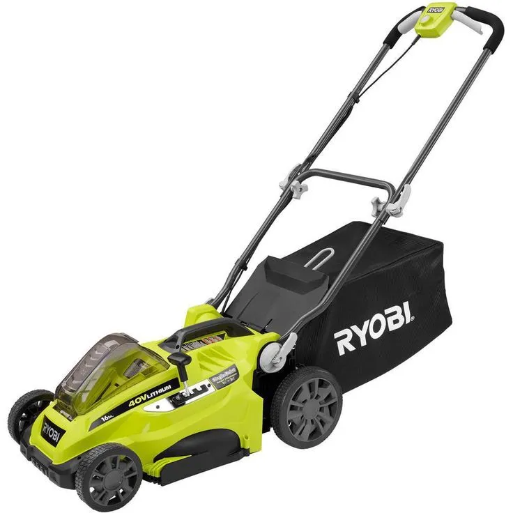 RYOBI 16 in. 40-Volt Lithium-Ion Cordless Battery Walk Behind Push Lawn Mower - Battery/Charger Not Included, photo 2 of 5