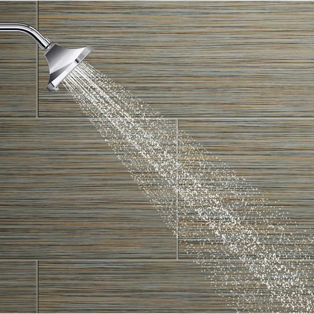 Rubicon 1-Handle 3-Spray Wall-Mount Tub and Shower Faucet in Brushed Nickel (Valve Included), photo 3 of 7