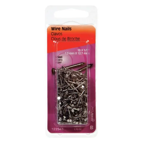 19-Ga 1/2 in Bright Steel Wire Nails (1.75 oz)