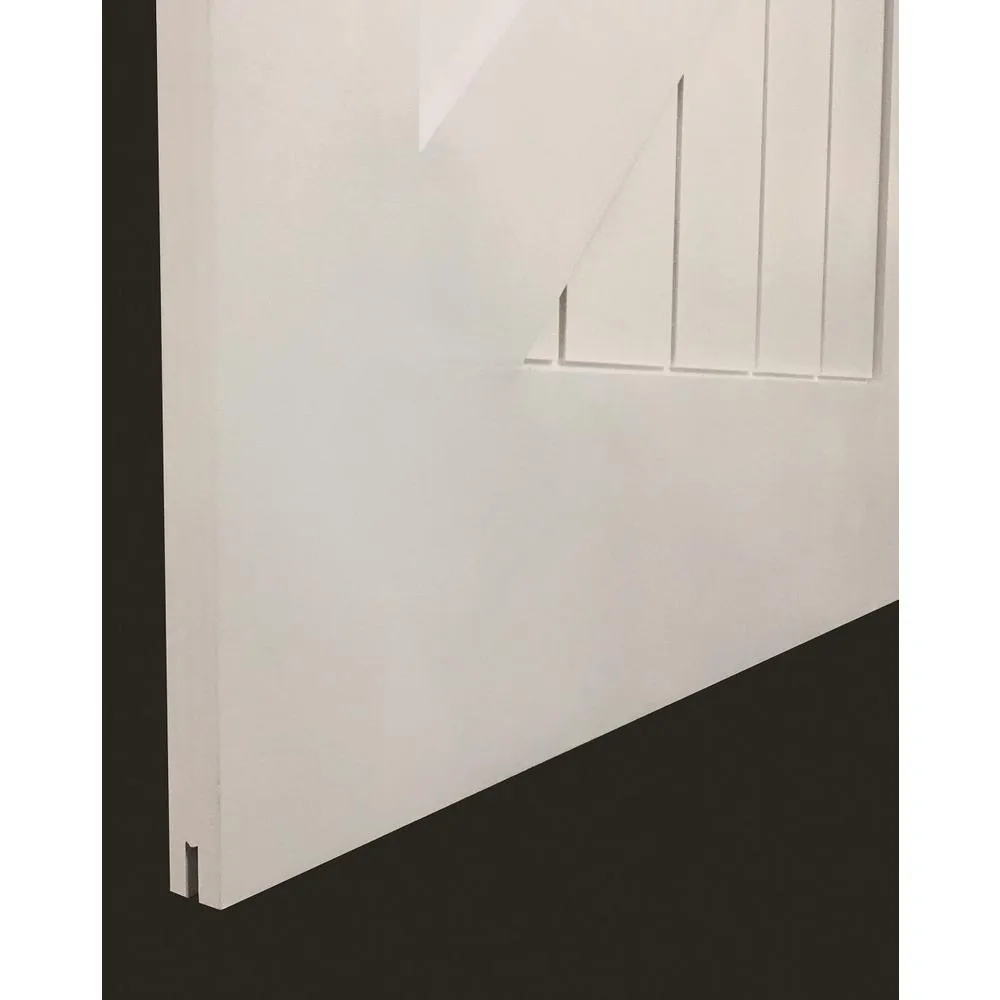 MMI Door 36 in. x 84 in. K-Plank Primed MDF Interior Barn Door Slab, photo 2 of 6