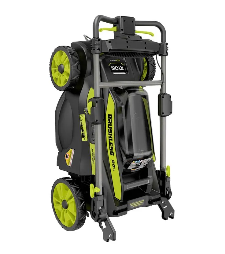 RYOBI 20 in. 40-Volt 6.0 Ah Lithium-Ion Battery Brushless Cordless Walk Behind Self-Propelled Lawn Mower with Charger Included, photo 4 of 8