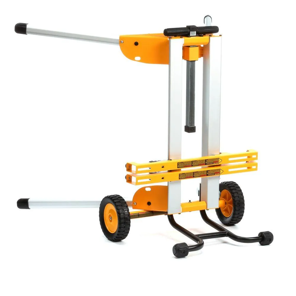 DEWALT 15 Amp Corded 8-1/4 in. Compact Jobsite Tablesaw with Bonus Heavy-Duty Rolling Table Saw Stand, photo 10 of 12