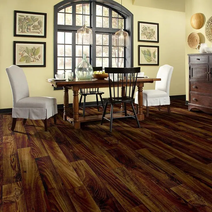 TrafficMASTER Smokehouse Oak Gunstock Residential Vinyl Sheet, Sold by 13.2 ft. Wide x Custom Length, photo 3 of 4