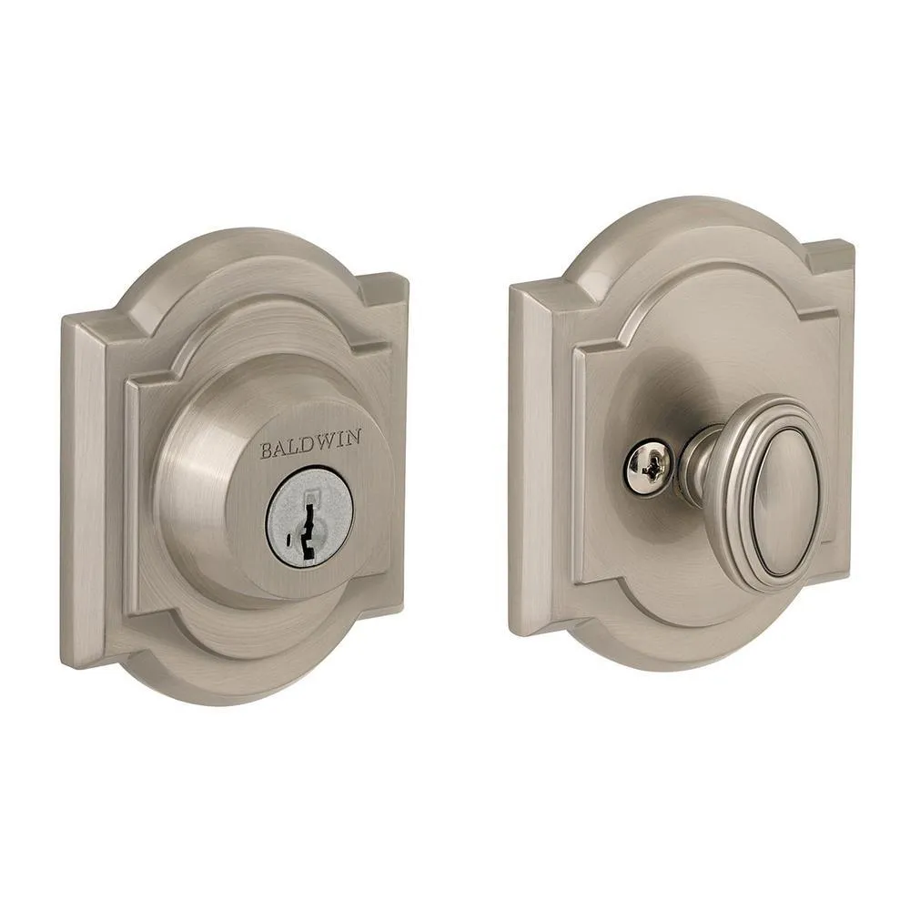 Kwikset Prestige Single Cylinder Venetian Bronze Arched Deadbolt Featuring SmartKey Security, photo 10 of 10