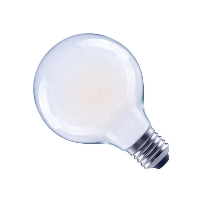 60-Watt Equivalent G25 Globe Vanity Frosted Glass Vintage Edison Filament Dimmable LED Light Bulb Soft White (6-Pack), photo 10 of 12