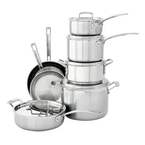 MultiClad Pro 12-Piece Stainless Steel Cookware Set