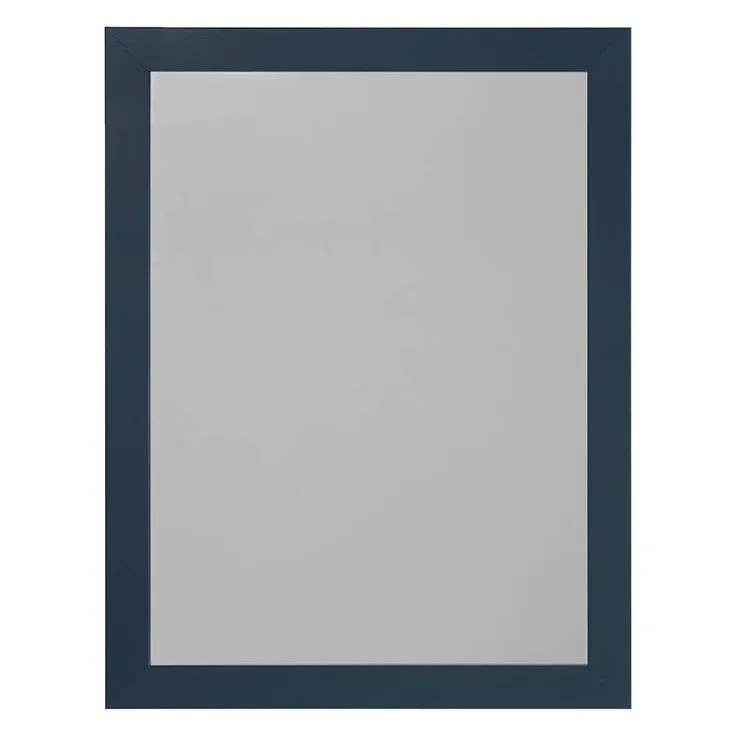 Style Selections Davies 30-in Navy Single Sink Bathroom Vanity with White Cultured Marble Top (Mirror Included), photo 8 of 8