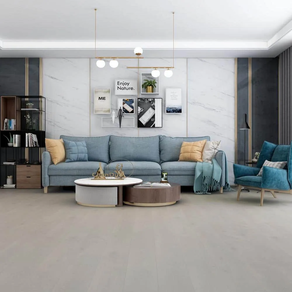 ASPEN FLOORING Echelon Oak 12mm T x 7.7 in. W x 48 in. L Click Lock Water Resistant Laminate Wood Flooring (15.39 sq. ft./case), photo 2 of 6