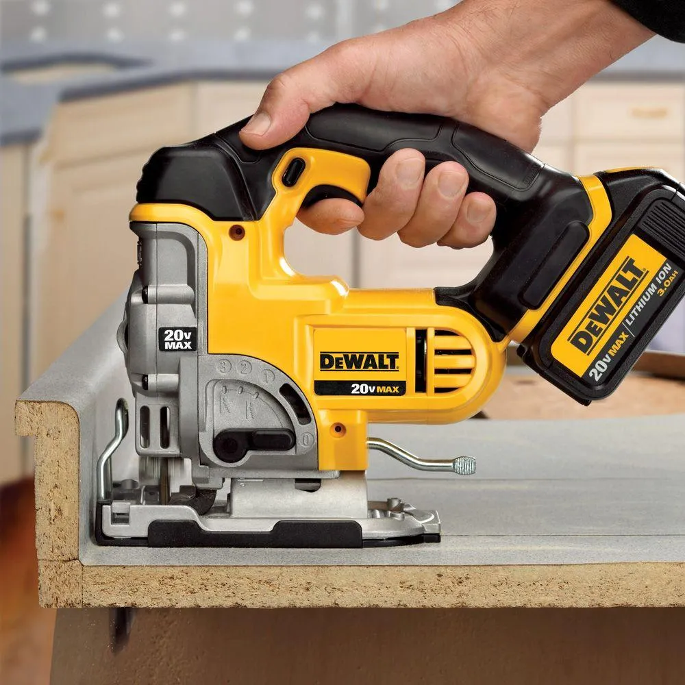 DEWALT 20-Volt MAX Li-Ion Cordless Jig Saw (Tool-Only) with Bonus General Purpose T-Shank Jig Saw Blade Set with Case (10-Pack), photo 14 of 14