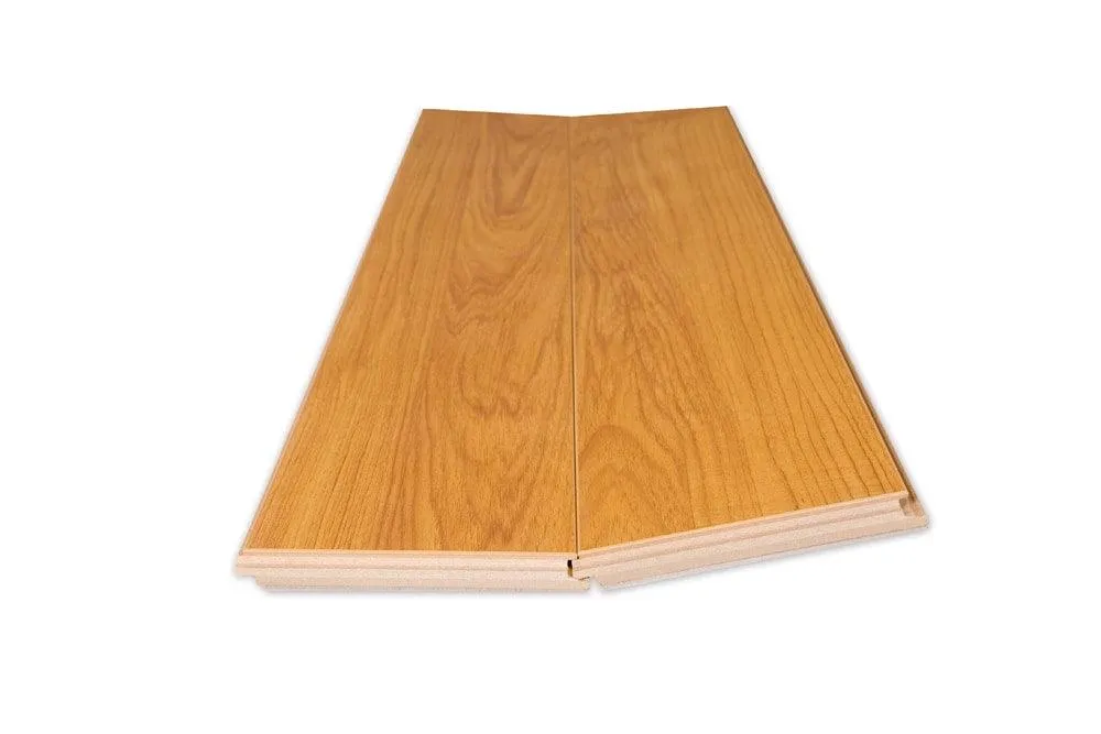 BuildDirect American Cherry 12mm 48" X 5" Laminate Flooring (16.6sq. ft. per box), photo 4 of 7