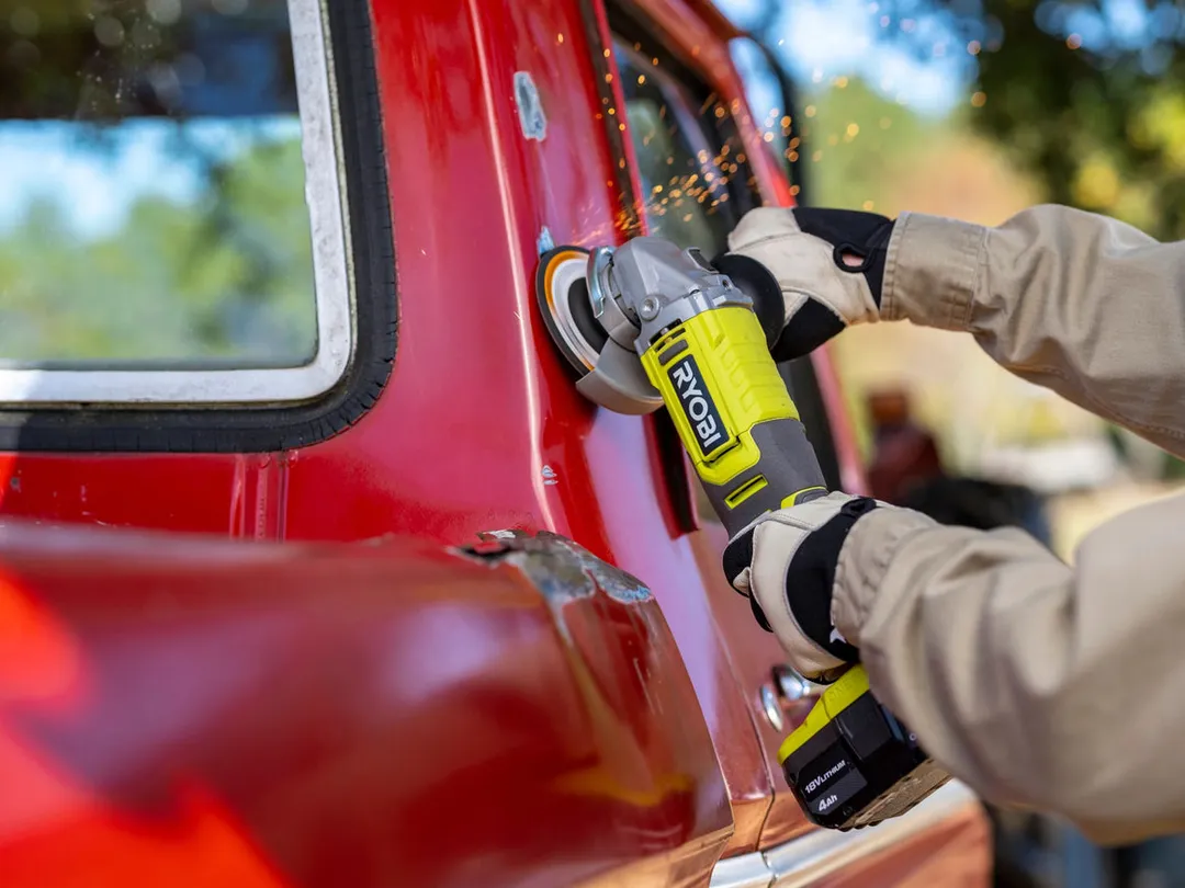 RYOBI 18V ONE+ Cordless 4-1/2 in. Angle Grinder (Tool-Only), photo 5 of 8
