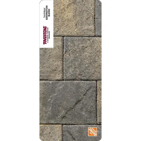 Paper Sample Only of Taverna Rec 11.81 in long · 7.87 in wide · 50 mm high Eddington Blend Concrete Paver