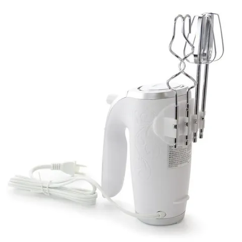 6-in Cord 5-Speed White Hand Mixer