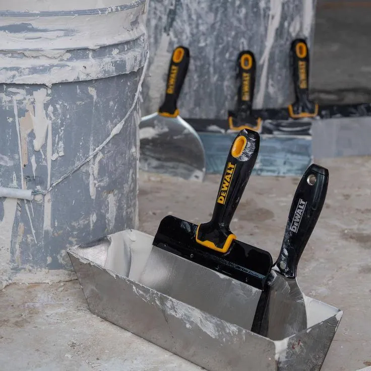 DEWALT 6 in. Carbon Steel Putty Knife - Black Plastic Handle, photo 2 of 3