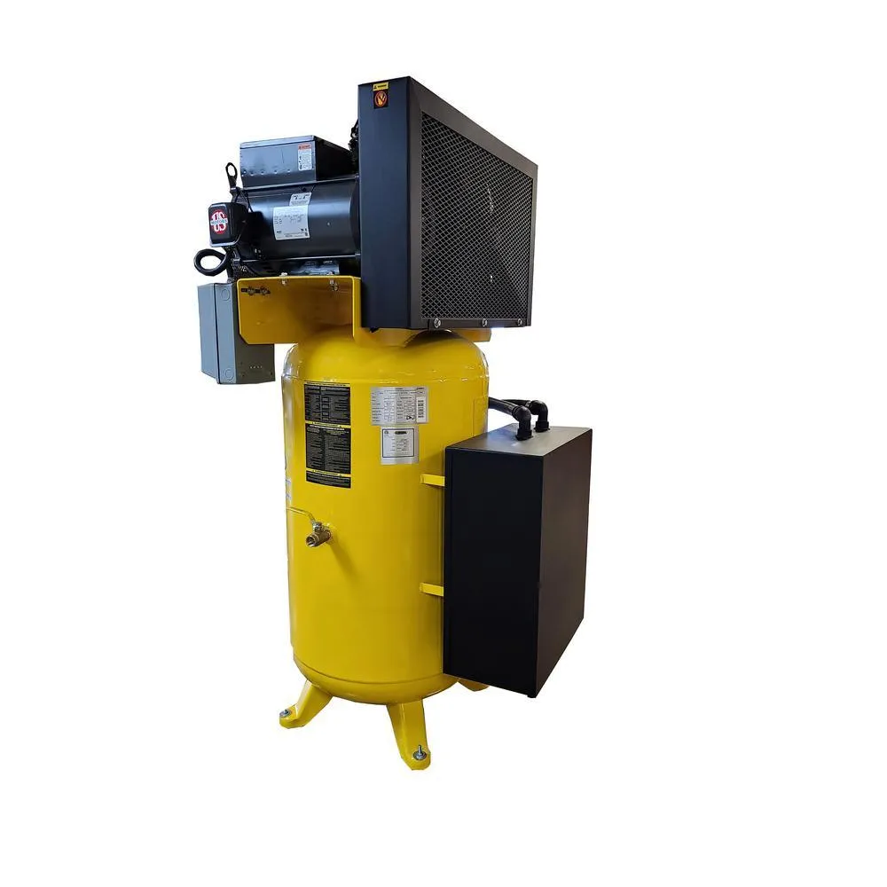 EMAX Industrial Series 80 Gal. 7.5 HP 1-Phase Silent Air Electric Air Compressor with Pressure Lubricated Pump, photo 3 of 7