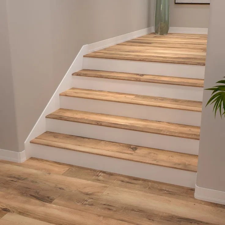 CALI Aqua Tough Premium North Shore Oak 1.57-in T x 2.17-in W x 72.83-in L Vinyl Bullnose, photo 2 of 4