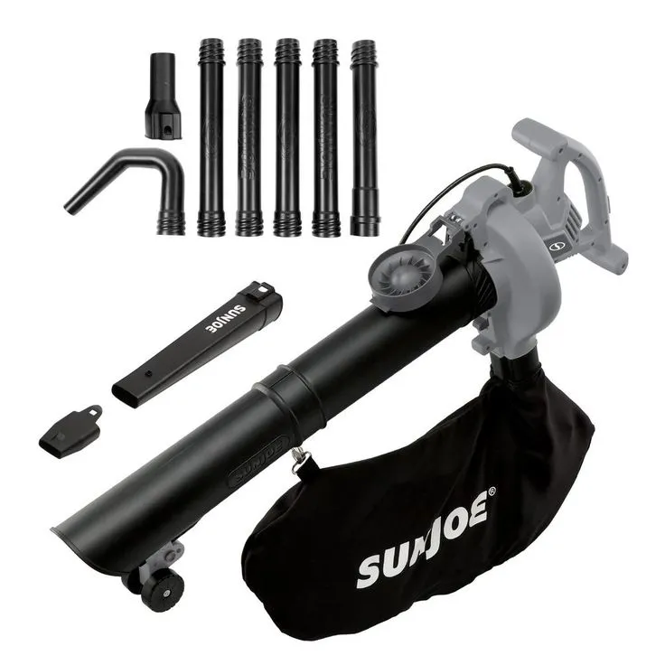 Sun Joe 250 MPH 440 CFM 14 Amp Electric Handheld Blower/Vacuum/Mulcher with Gutter Attachment in Gray (Factory Refurbished), photo 5 of 5