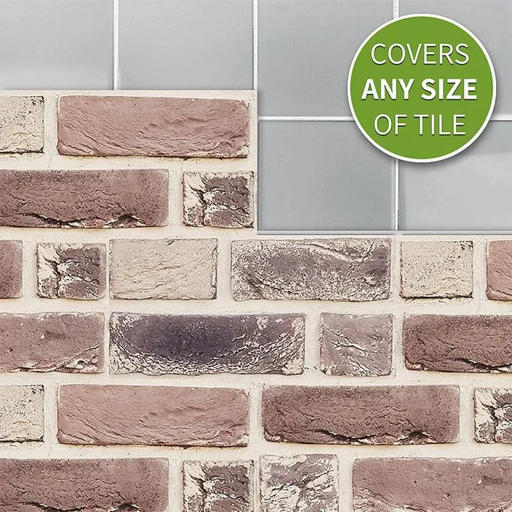 9-108pcs 3D Self-Adhesive Kitchen Wall Tiles Room Mosaic Tile Sticker Peel Stick Decals DIY Waterproof & Removable, photo 2 of 10