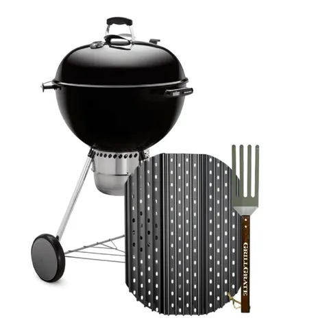 GrillGrate For Weber Kettle 22 and all 22.5 Diameter Grills GrillGrate Set 20 in long · 15.38 in wide