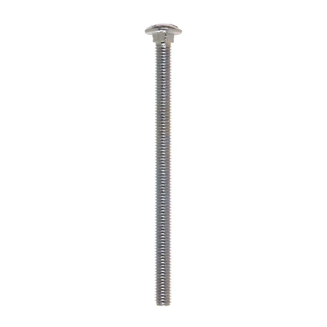 Hillman 3/8 in. x 6 in. Zinc-Plated Steel Carriage Bolt, 50-Pack, photo 2 of 2