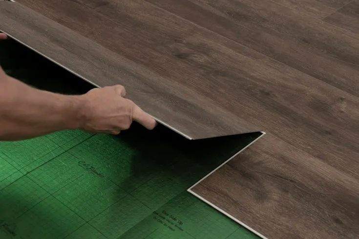 CALI Long-Board Vinyl Pro 6-Piece 9-in x 70.87-in Offshore Oak Luxury Vinyl Plank Flooring, photo 2 of 10