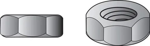 1/2 in. Zinc-Plated Steel USS Hex Nut, 267-Pack