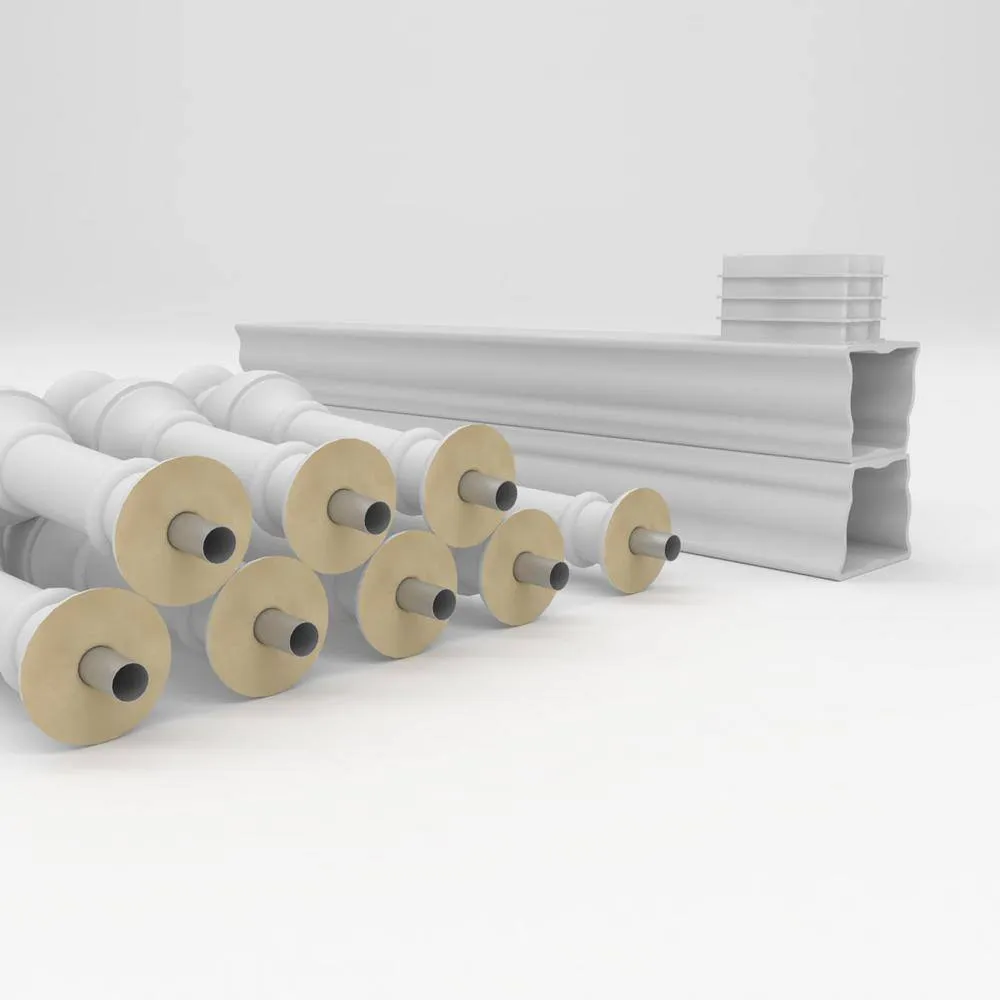 Ekena Millwork Fiberthane York Balustrade 48 in. L x 32 in. H Fiberglass Railing Kit, photo 6 of 6