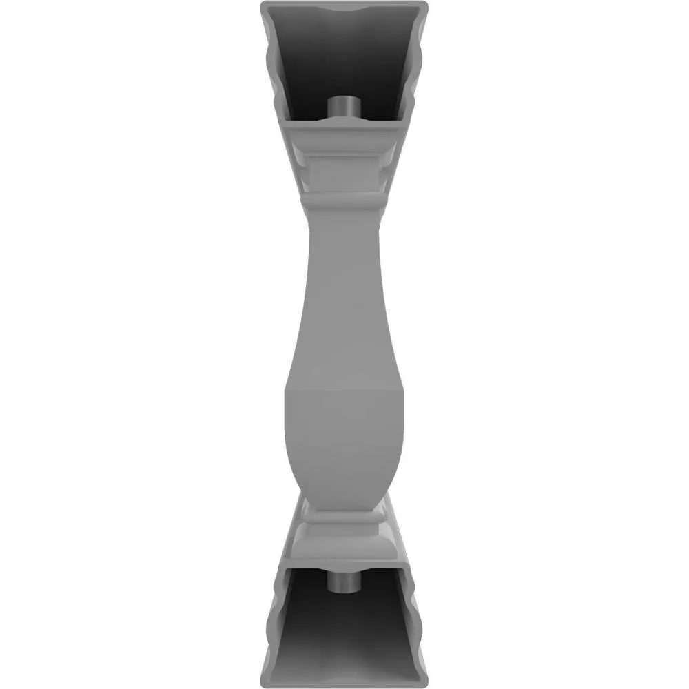 Ekena Millwork Fiberthane Arcadian Balustrade 60 in. L x 32 in. H Fiberglass Railing Kit, photo 4 of 6
