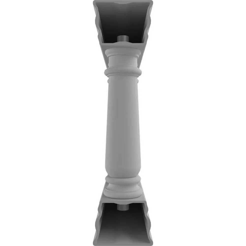 Ekena Millwork Fiberthane Wellington Balustrade 84 in. L x 32 in. H Fiberglass Railing Kit, photo 4 of 6