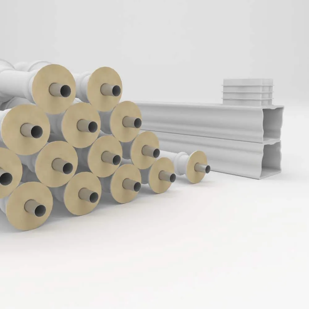 Ekena Millwork Fiberthane York Balustrade 84 in. L x 32 in. H Fiberglass Railing Kit, photo 6 of 6