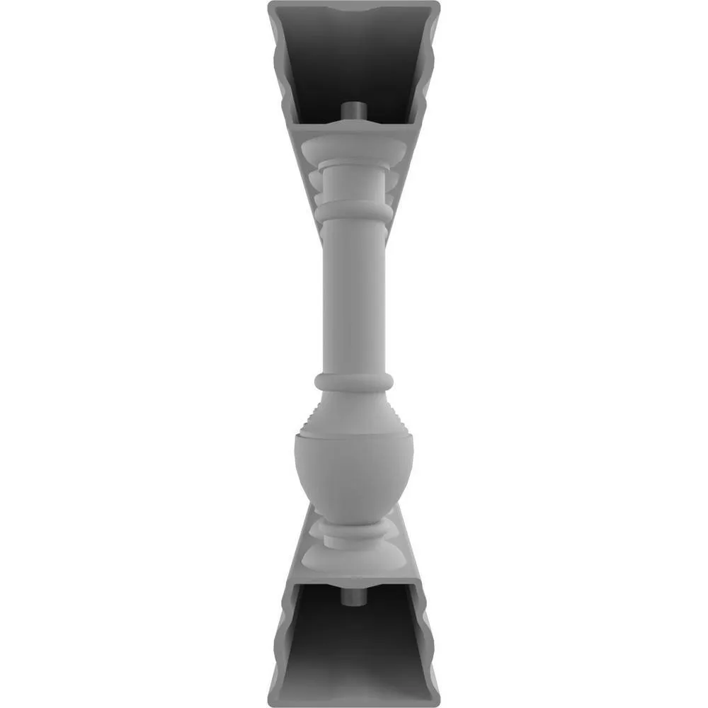 Ekena Millwork Fiberthane York Balustrade 84 in. L x 32 in. H Fiberglass Railing Kit, photo 4 of 6