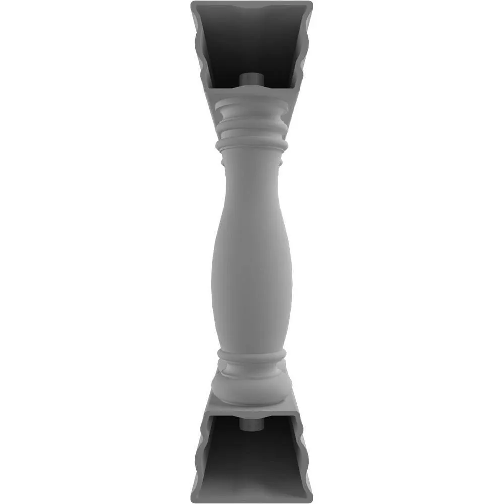 Ekena Millwork Fiberthane Embassy Balustrade 132 in. L x 32 in. H Fiberglass Railing Kit, photo 4 of 6