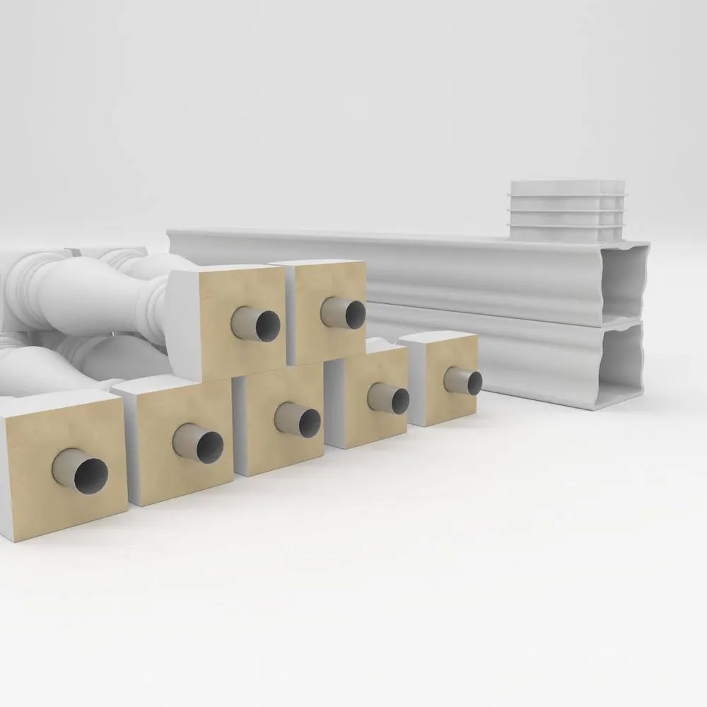 Ekena Millwork Fiberthane Bradford Balustrade 48 in. L x 38 in. H Fiberglass Railing Kit, photo 6 of 6