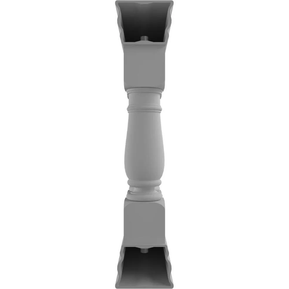 Ekena Millwork Fiberthane Oxford Balustrade 84 in. L x 38 in. H Fiberglass Railing Kit, photo 4 of 6