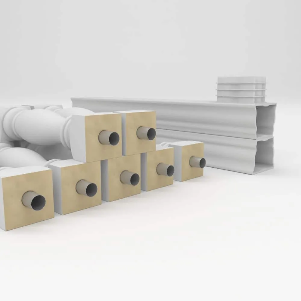 Ekena Millwork Fiberthane Embassy Balustrade 48 in. L x 40 in. H Fiberglass Railing Kit, photo 6 of 6