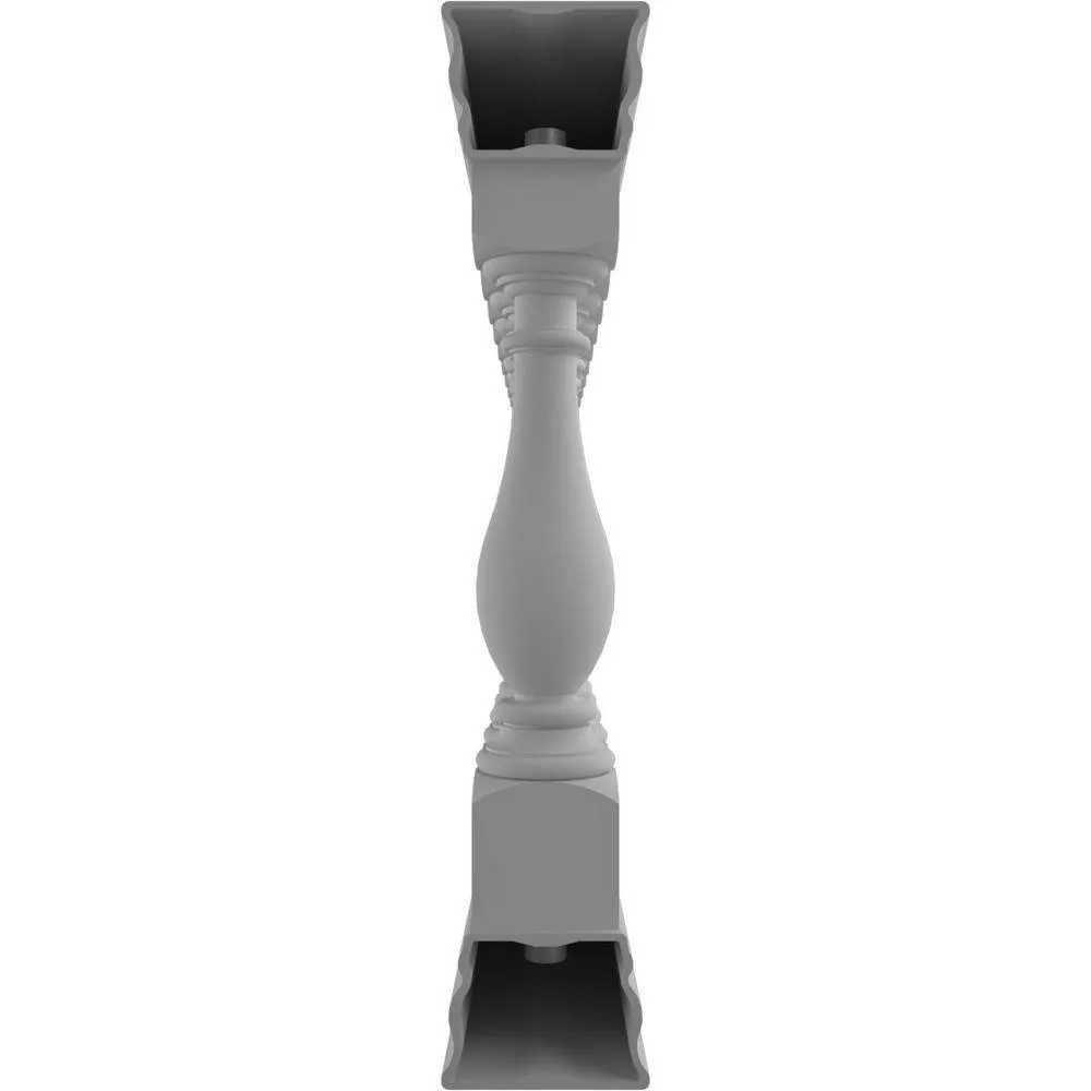 Ekena Millwork Fiberthane Legacy Balustrade 96 in. L x 40 in. H Fiberglass Railing Kit, photo 4 of 6