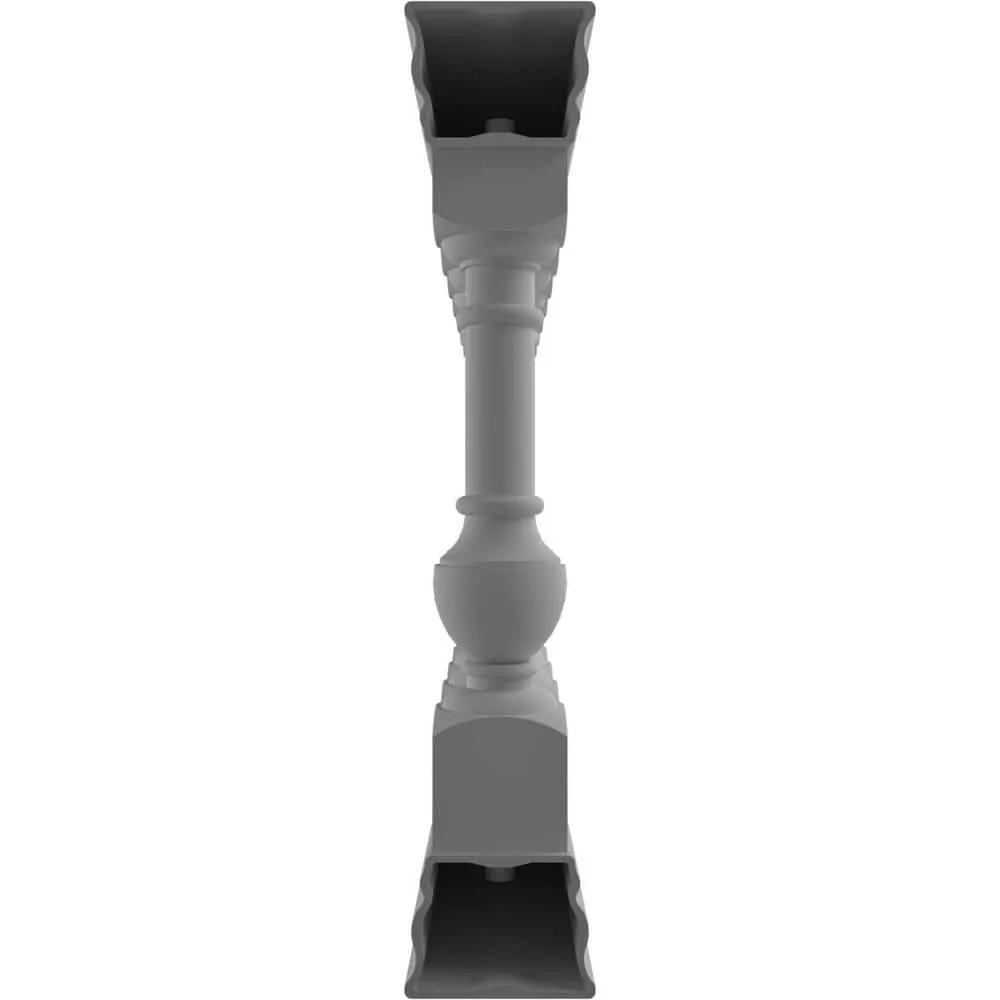 Ekena Millwork Fiberthane York Balustrade 168 in. L x 40 in. H Fiberglass Railing Kit, photo 4 of 6