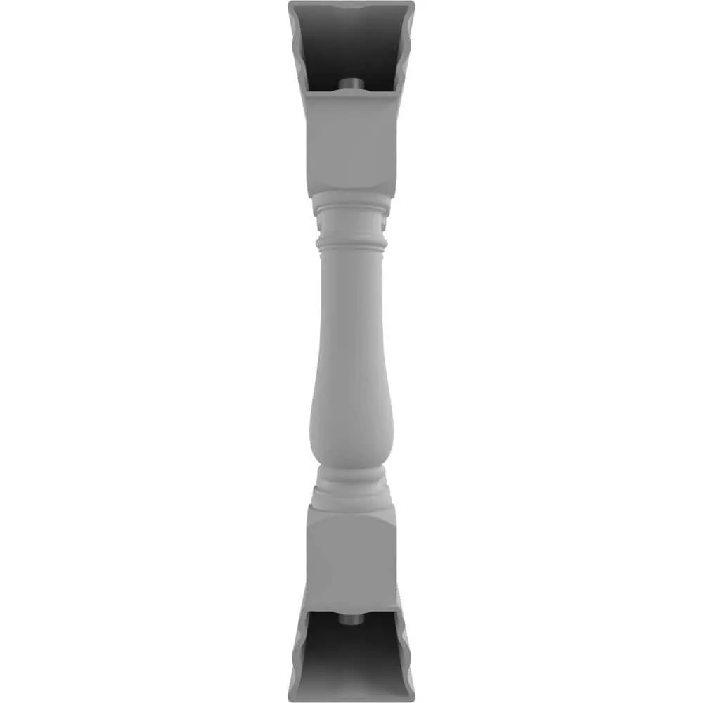 Ekena Millwork Fiberthane Oxford Balustrade 48 in. L x 42 in. H Fiberglass Railing Kit, photo 4 of 6