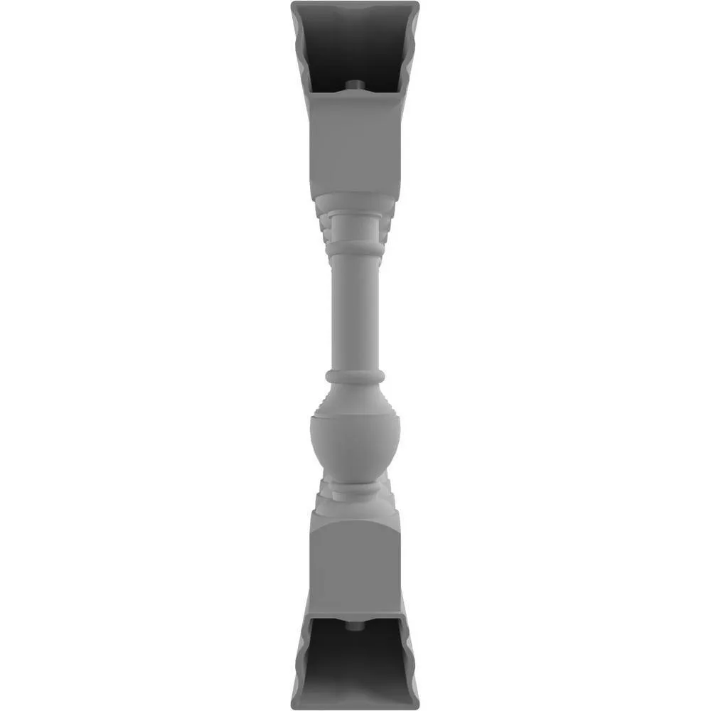 Ekena Millwork Fiberthane York Balustrade 120 in. L x 42 in. H Fiberglass Railing Kit, photo 4 of 6