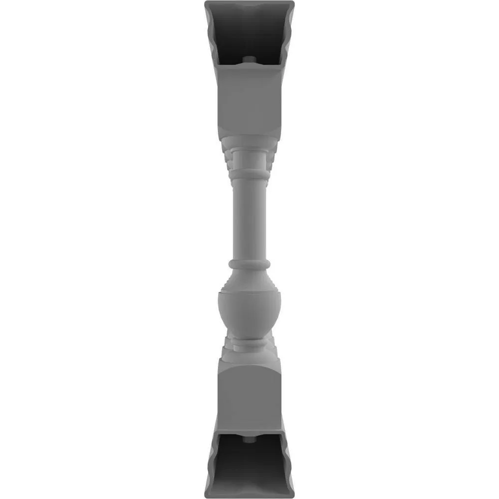 Ekena Millwork Fiberthane York Balustrade 144 in. L x 42 in. H Fiberglass Railing Kit, photo 4 of 6