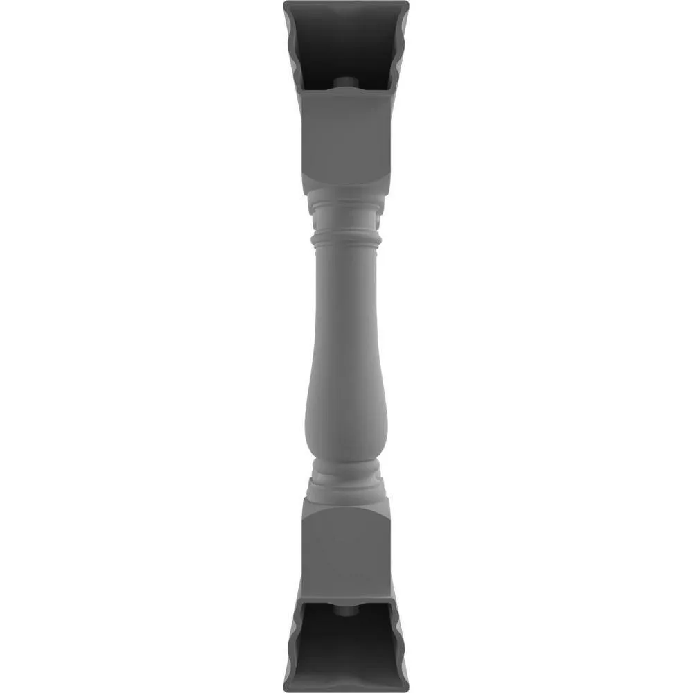 Ekena Millwork Fiberthane Oxford Balustrade 180 in. L x 42 in. H Fiberglass Railing Kit, photo 4 of 6