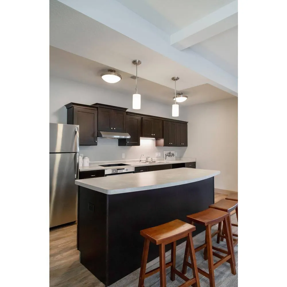 Design House Brookings Shaker 36in.W x 12in.D x 21in.H Solid Wood Assembled Bridge Wall Kitchen Cabinet in Brown w\ Soft Close Doors, photo 6 of 14