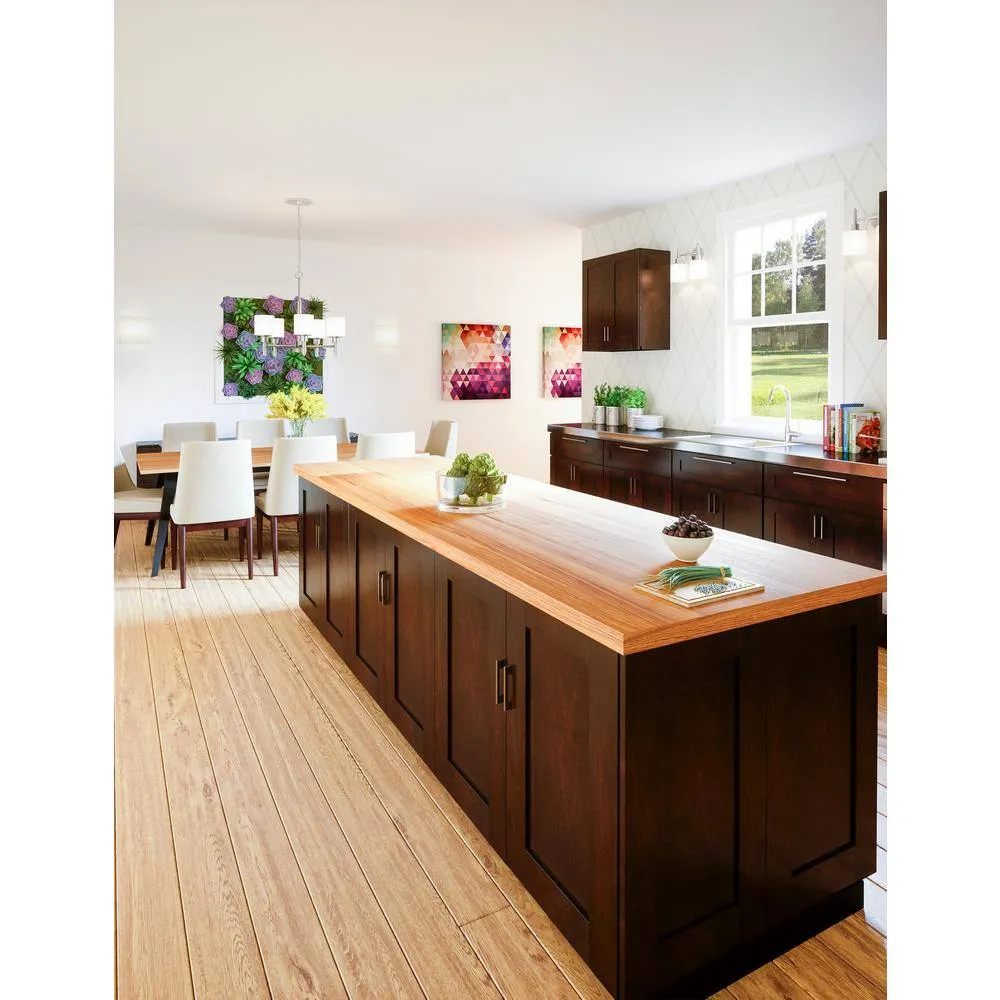 Design House Brookings Solid Wood Ready to Assemble Shaker 30 in. x 12 in. x 30 in. 2 Door Wall Kitchen Cabinet in Espresso, photo 13 of 13