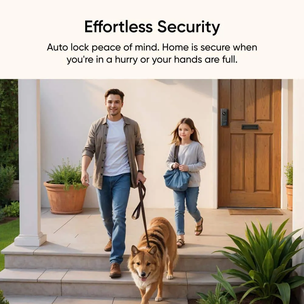 eufy Security E330 Black Video Smart Lock WiFi 3-in-1 Camera, Doorbell, and Fingerprint Keyless Entry Door Lock with Built-In Chime, photo 10 of 11