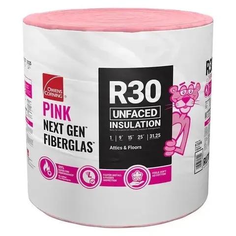R-30 Unfaced Continuous Roll Insulation (All Sizes)
