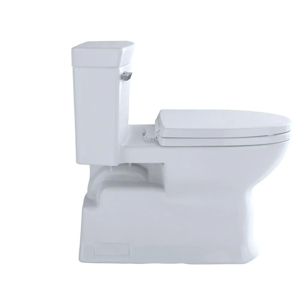 TOTO Eco Soiree 1-Piece 1.28 GPF Single Flush Elongated Skirted Toilet with CeFiONtect in Sedona Beige, photo 6 of 12