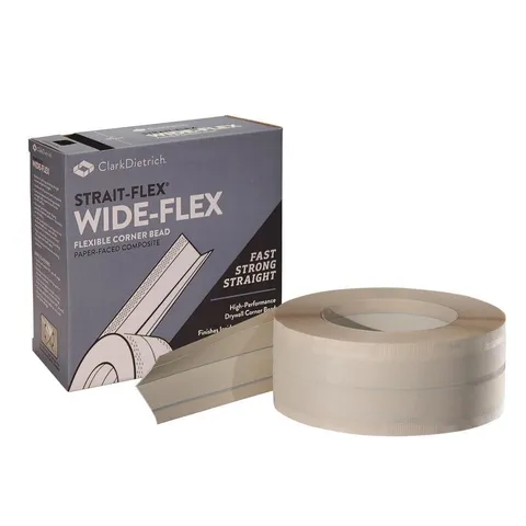 4 in × 100 ft Wide-Flex Flexible Paper Corner Bead (Case of 7)