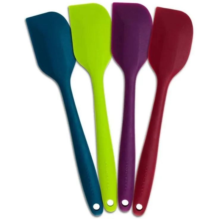 Premium Silicone BPA-Free Spatula, Stainless Steel Core, 500°F Heat-Resistant, Non-Stick, Dishwasher Safe (Set of 4), photo 5 of 8