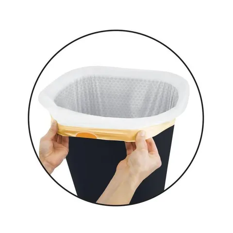 50-Pack 13-Gallon White Plastic Kitchen Trash Bag